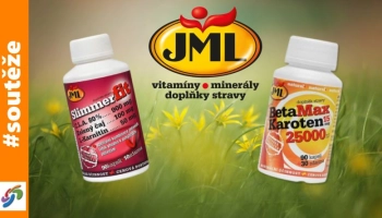 SOUTĚŽ o tři balíčky vitamínových a minerálních doplňků stravy značky JML